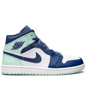 Nike Air Jordan 1 Mid Blue Mint 554724-413
10 Retro Tiffany Igloo Green Navy